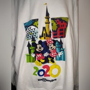 Disney 2020 Zip-Up Hoodie - Size 2XL - Mickey & Minnie - Limited Edition